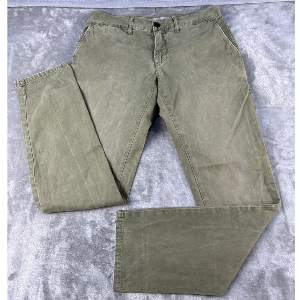 Department Five Mens Olive Green Cotton Chino Pants Made in Italy Size 30